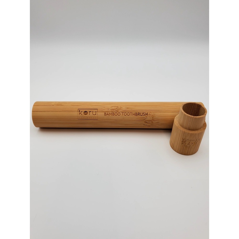 Bamboo Toothbrush Travel Case
